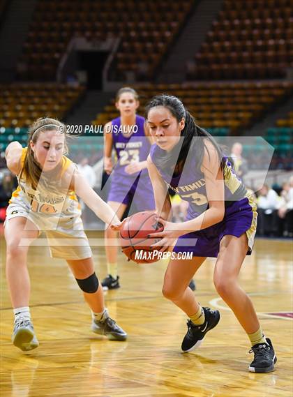 Thumbnail 1 in Holy Family vs. Green Mountain (CHSAA 4A Final Four) photogallery.