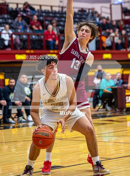 Thumbnail 2 in Sandia Prep vs. Mesa Vista (Braves Invite at Santa Fe Indian School) photogallery.