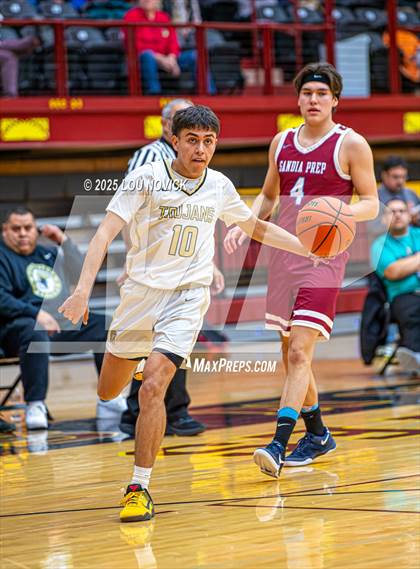 Thumbnail 3 in Sandia Prep vs. Mesa Vista (Braves Invite at Santa Fe Indian School) photogallery.
