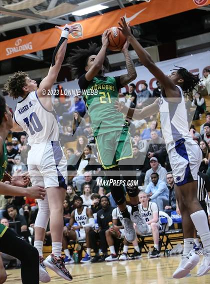 Thumbnail 1 in IMG Academy vs. AZ Compass Prep (Spalding Hoophall Classic) photogallery.