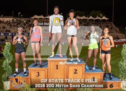 Thumbnail 1 in CIF State Track and Field Championship Awards (Girls Track and Field Events) photogallery.