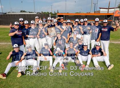 Thumbnail 2 in Rancho Cotate vs. Roseville (CIF D3 Final) photogallery.