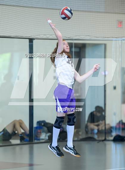 Thumbnail 2 in Benjamin Franklin vs. Rincon/University (Epic Tourneys Volleyball Invite) photogallery.