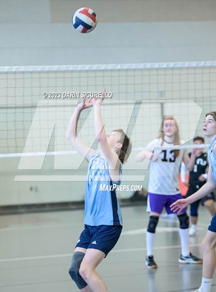 Thumbnail 2 in Benjamin Franklin vs. Rincon/University (Epic Tourneys Volleyball Invite) photogallery.