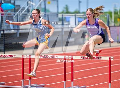 Thumbnail 1 in Lake Houston Conquerors Invitational (300M Hurdles) photogallery.