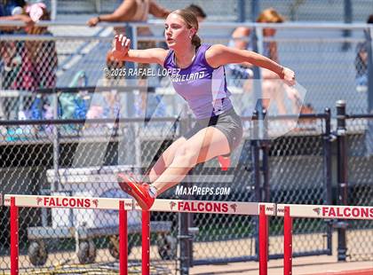 Thumbnail 2 in Lake Houston Conquerors Invitational (300M Hurdles) photogallery.