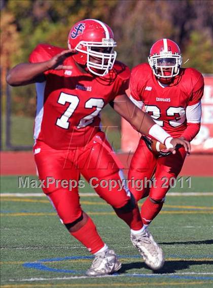 Thumbnail 1 in Cardinal Spellman @ St. John the Baptist (CHSFL Class A Semifinal) photogallery.