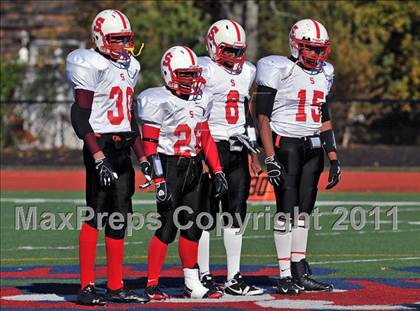 Thumbnail 1 in Cardinal Spellman @ St. John the Baptist (CHSFL Class A Semifinal) photogallery.