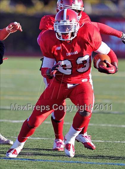 Thumbnail 1 in Cardinal Spellman @ St. John the Baptist (CHSFL Class A Semifinal) photogallery.