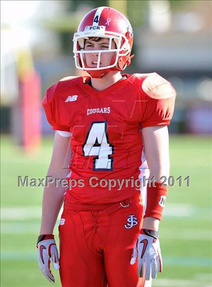 Thumbnail 1 in Cardinal Spellman @ St. John the Baptist (CHSFL Class A Semifinal) photogallery.