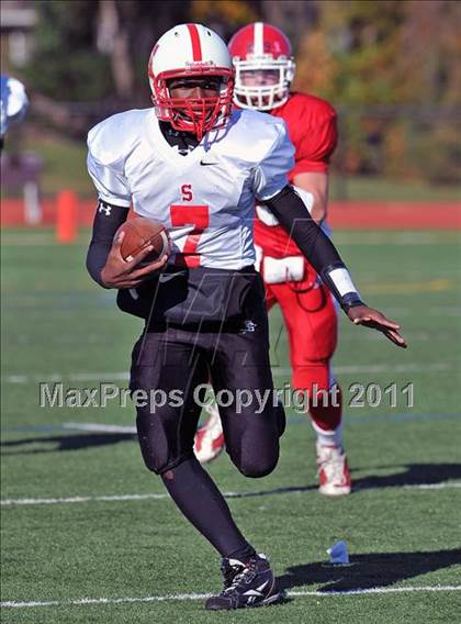 Thumbnail 2 in Cardinal Spellman @ St. John the Baptist (CHSFL Class A Semifinal) photogallery.