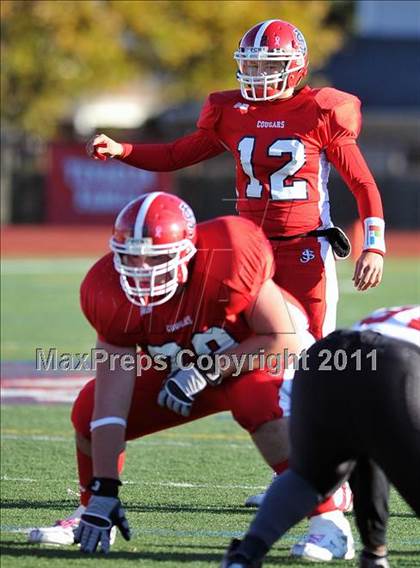 Thumbnail 1 in Cardinal Spellman @ St. John the Baptist (CHSFL Class A Semifinal) photogallery.