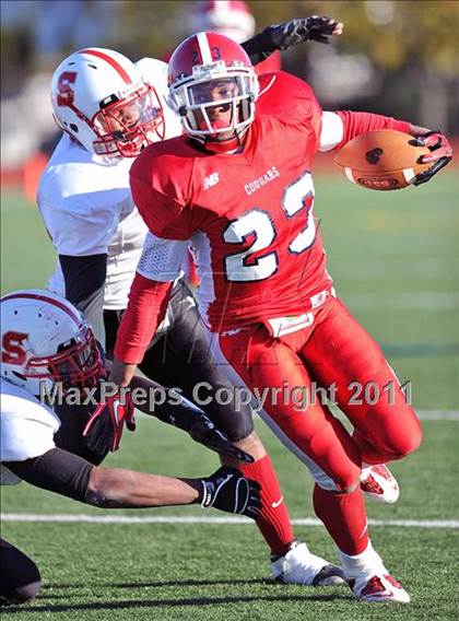 Thumbnail 2 in Cardinal Spellman @ St. John the Baptist (CHSFL Class A Semifinal) photogallery.