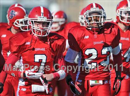 Thumbnail 2 in Cardinal Spellman @ St. John the Baptist (CHSFL Class A Semifinal) photogallery.