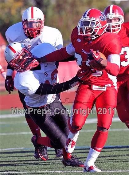 Thumbnail 1 in Cardinal Spellman @ St. John the Baptist (CHSFL Class A Semifinal) photogallery.