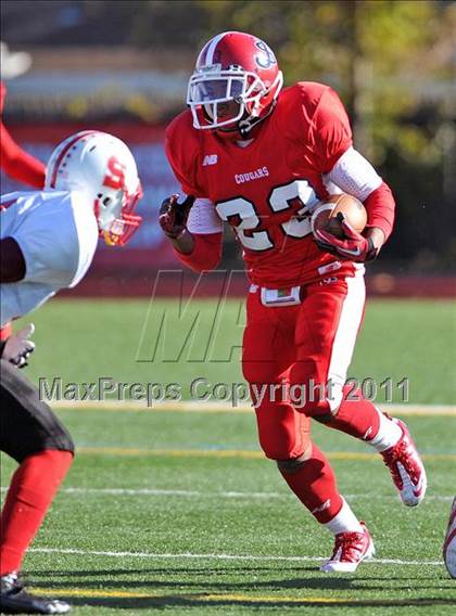 Thumbnail 2 in Cardinal Spellman @ St. John the Baptist (CHSFL Class A Semifinal) photogallery.