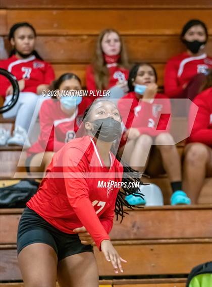 Thumbnail 3 in Seventy-First vs Pine Forest (Trojan Invitational Volleyball Tournament) photogallery.