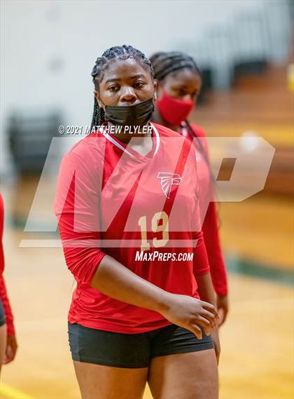 Thumbnail 2 in Seventy-First vs Pine Forest (Trojan Invitational Volleyball Tournament) photogallery.