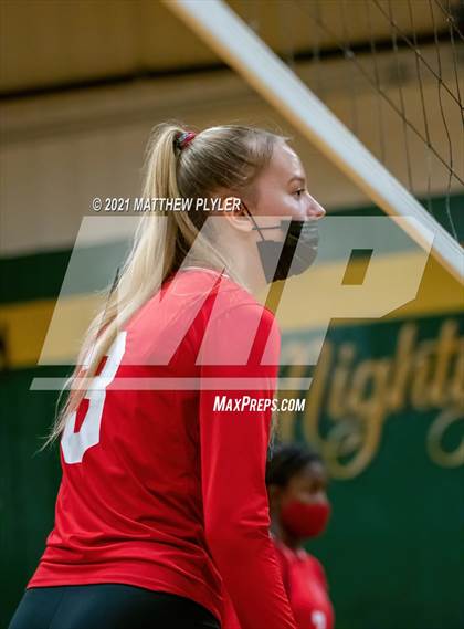 Thumbnail 2 in Seventy-First vs Pine Forest (Trojan Invitational Volleyball Tournament) photogallery.