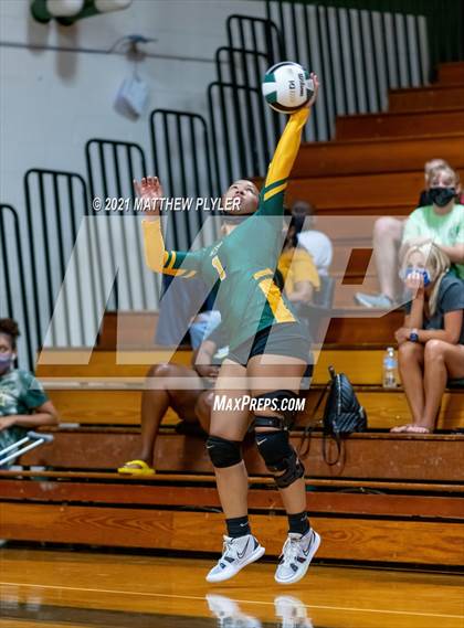 Thumbnail 3 in Seventy-First vs Pine Forest (Trojan Invitational Volleyball Tournament) photogallery.