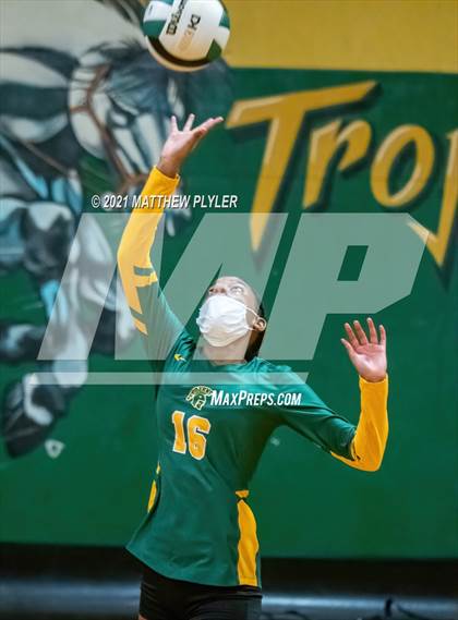 Thumbnail 3 in Seventy-First vs Pine Forest (Trojan Invitational Volleyball Tournament) photogallery.