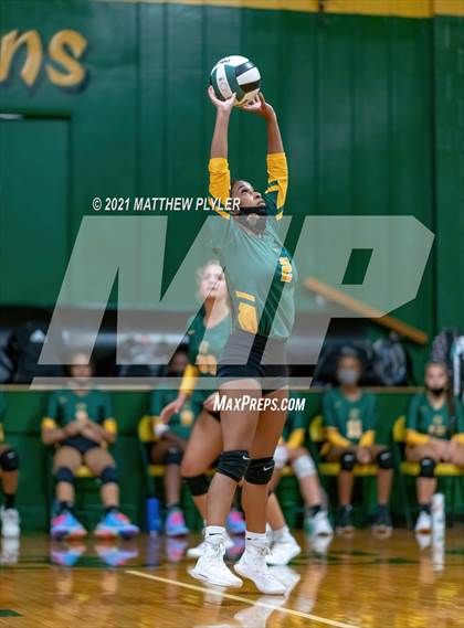 Thumbnail 2 in Seventy-First vs Pine Forest (Trojan Invitational Volleyball Tournament) photogallery.