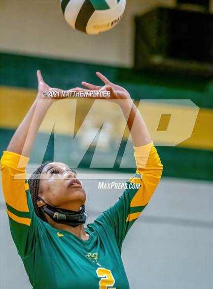 Thumbnail 3 in Seventy-First vs Pine Forest (Trojan Invitational Volleyball Tournament) photogallery.