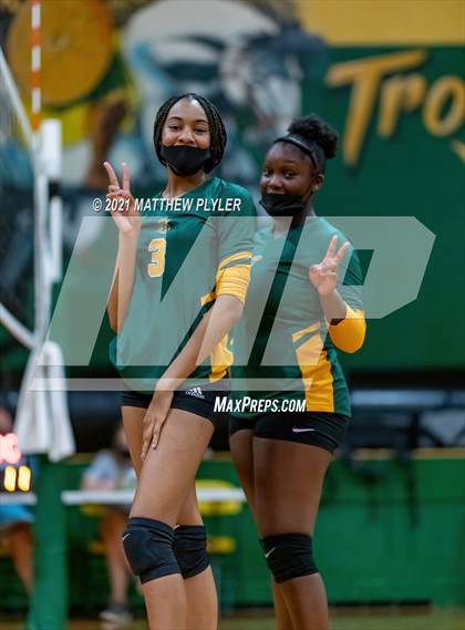 Thumbnail 2 in Seventy-First vs Pine Forest (Trojan Invitational Volleyball Tournament) photogallery.