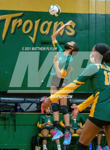 Thumbnail 3 in Seventy-First vs Pine Forest (Trojan Invitational Volleyball Tournament) photogallery.