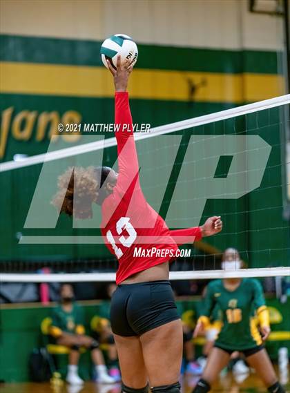 Thumbnail 3 in Seventy-First vs Pine Forest (Trojan Invitational Volleyball Tournament) photogallery.