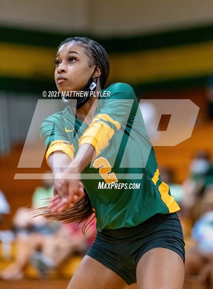 Thumbnail 1 in Seventy-First vs Pine Forest (Trojan Invitational Volleyball Tournament) photogallery.