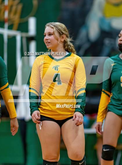 Thumbnail 2 in Seventy-First vs Pine Forest (Trojan Invitational Volleyball Tournament) photogallery.