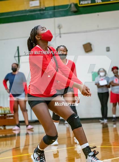 Thumbnail 1 in Seventy-First vs Pine Forest (Trojan Invitational Volleyball Tournament) photogallery.