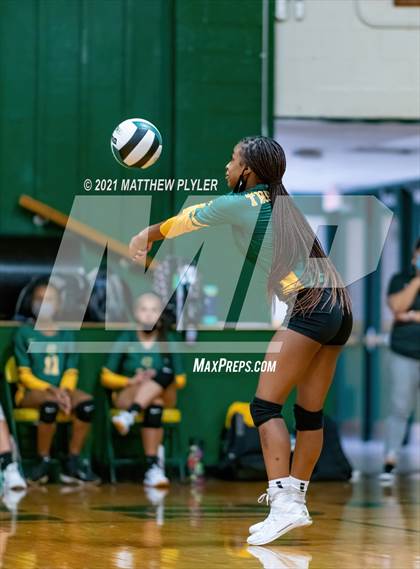 Thumbnail 2 in Seventy-First vs Pine Forest (Trojan Invitational Volleyball Tournament) photogallery.