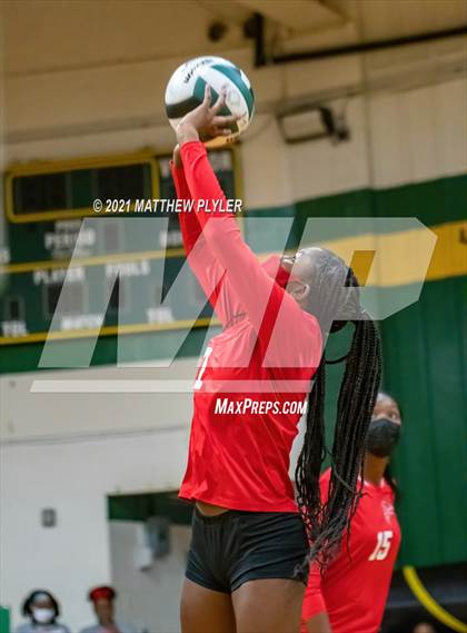 Thumbnail 3 in Seventy-First vs Pine Forest (Trojan Invitational Volleyball Tournament) photogallery.