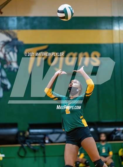 Thumbnail 3 in Seventy-First vs Pine Forest (Trojan Invitational Volleyball Tournament) photogallery.