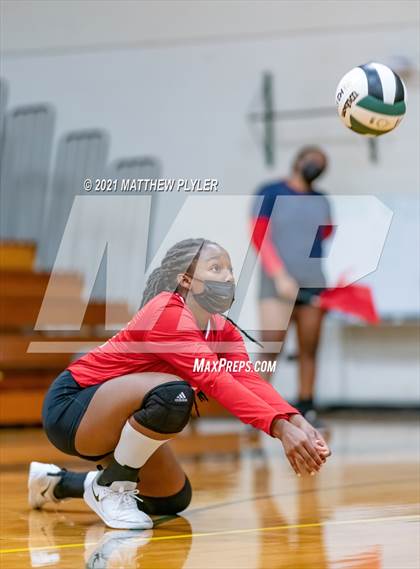 Thumbnail 2 in Seventy-First vs Pine Forest (Trojan Invitational Volleyball Tournament) photogallery.