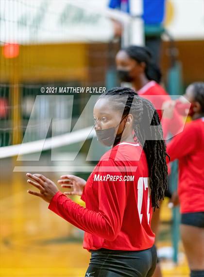 Thumbnail 3 in Seventy-First vs Pine Forest (Trojan Invitational Volleyball Tournament) photogallery.