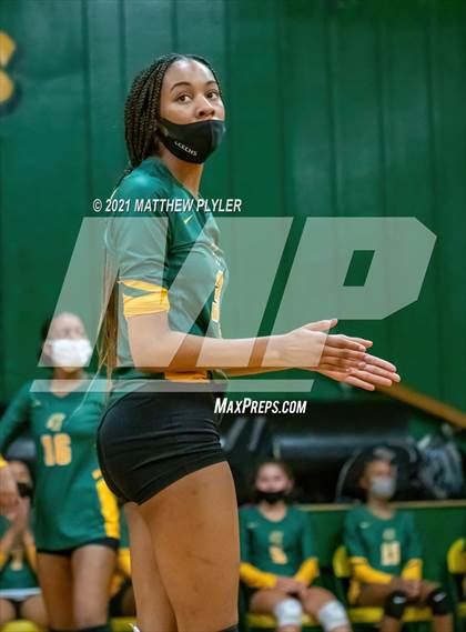 Thumbnail 1 in Seventy-First vs Pine Forest (Trojan Invitational Volleyball Tournament) photogallery.