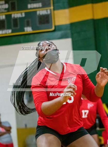 Thumbnail 1 in Seventy-First vs Pine Forest (Trojan Invitational Volleyball Tournament) photogallery.