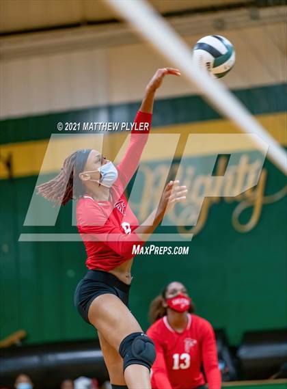 Thumbnail 3 in Seventy-First vs Pine Forest (Trojan Invitational Volleyball Tournament) photogallery.