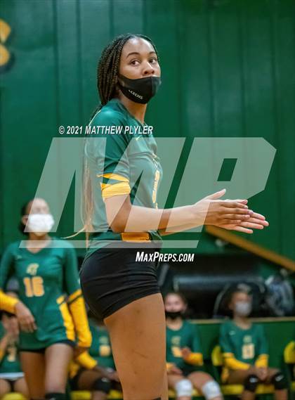 Thumbnail 2 in Seventy-First vs Pine Forest (Trojan Invitational Volleyball Tournament) photogallery.