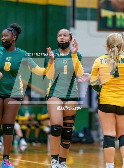 Thumbnail 2 in Seventy-First vs Pine Forest (Trojan Invitational Volleyball Tournament) photogallery.