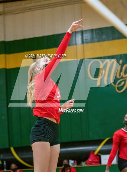 Thumbnail 3 in Seventy-First vs Pine Forest (Trojan Invitational Volleyball Tournament) photogallery.