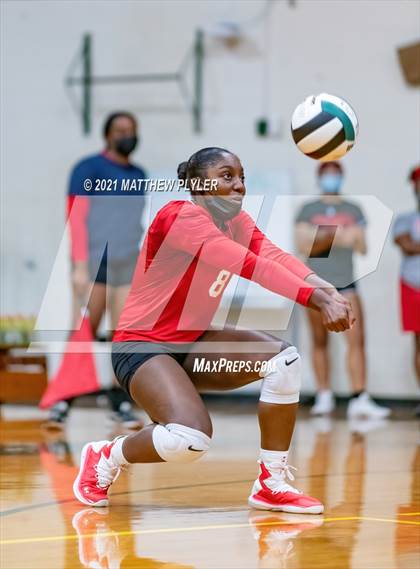 Thumbnail 2 in Seventy-First vs Pine Forest (Trojan Invitational Volleyball Tournament) photogallery.