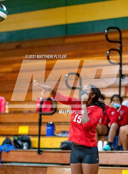 Thumbnail 1 in Seventy-First vs Pine Forest (Trojan Invitational Volleyball Tournament) photogallery.