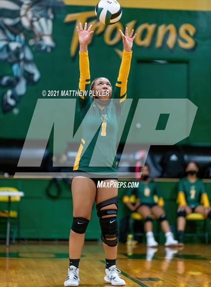 Thumbnail 2 in Seventy-First vs Pine Forest (Trojan Invitational Volleyball Tournament) photogallery.