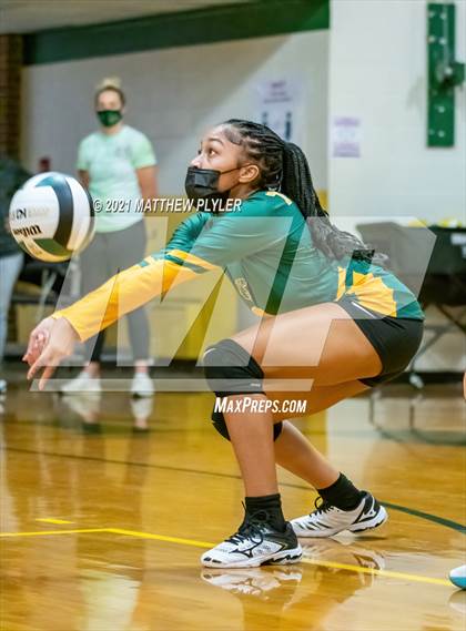 Thumbnail 3 in Seventy-First vs Pine Forest (Trojan Invitational Volleyball Tournament) photogallery.