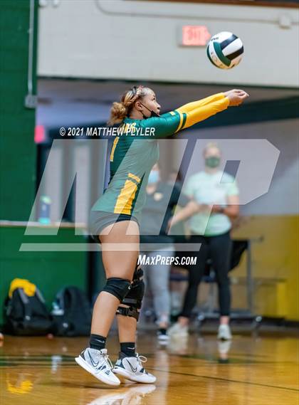 Thumbnail 2 in Seventy-First vs Pine Forest (Trojan Invitational Volleyball Tournament) photogallery.