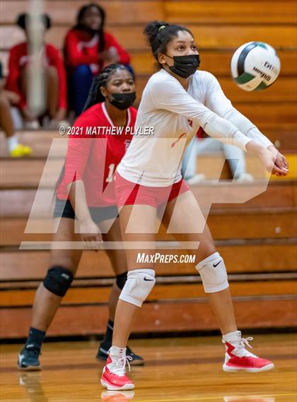 Thumbnail 1 in Seventy-First vs Pine Forest (Trojan Invitational Volleyball Tournament) photogallery.